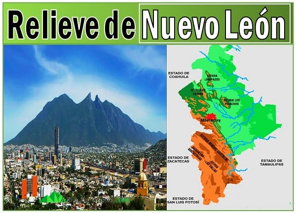 como es el relieve de nuevo leon